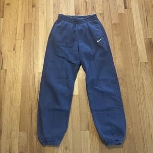 Nike Sportswear Essential Fleece Pants Diffused Blue Sz XS